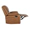 Flash Furniture Harmony Series Cognac LeatherSoft Recliner BT-70597-1-CGN-GG - alternate 6
